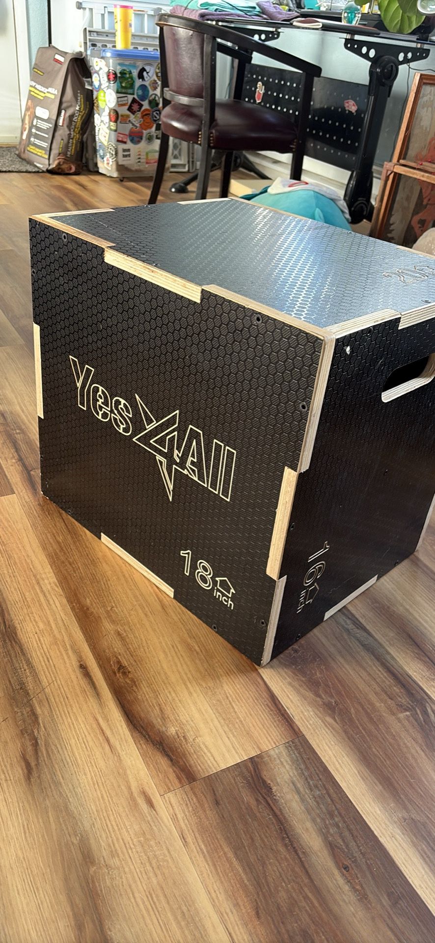 Yes4All Plyo Box Wooden Non-Slip