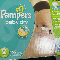 Pampers Baby Dry Count 222 Size 2