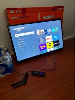 32” onn. Roku HD Smart TV