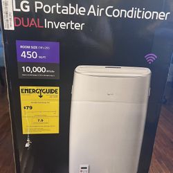 LG Portable Air Conditioner Dual Inverter 3 In 1 10K BTU 450 Sq Ft Bought New In 2022