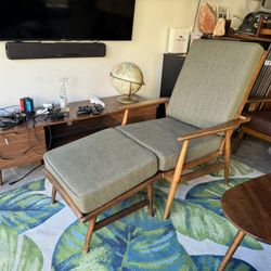 Mid-Century Modern Lounge Chair w/ Ottoman – Tell City Chair Co.