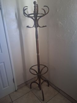 Vintage hat and coat rack