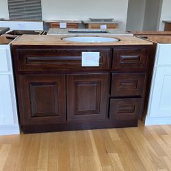 New 42” Ashwood Chocolate Vanity 