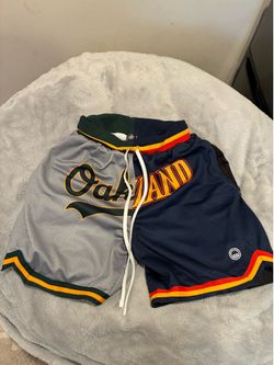 Savs Warriors/A’s Swingman Shorts M