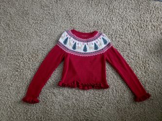 Girls Christmas Sweater 