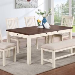 6 Pcs Dining Table Set.  Price Firm. 