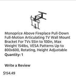 Pull Down TV Wall Mount