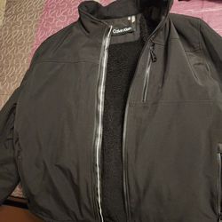 Calvin Klein Sherpa Fleece Lining Jacket Mens Size XL NEW