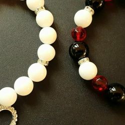 Nice Womens Bracelet Set With Heart Charm