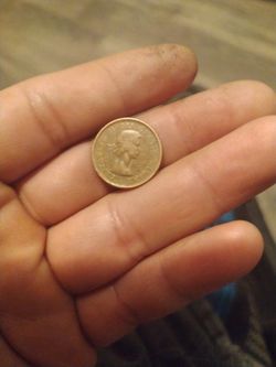For sale coin for collection of Elizabeth ll Del Grantia Regina from the year 1963 in good condition.. Canadian