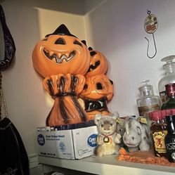 Halloween Blow Mold Lot Of (x2)