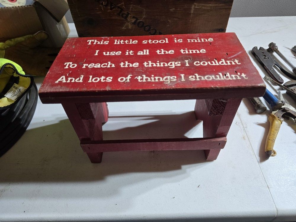 Little Red Stool