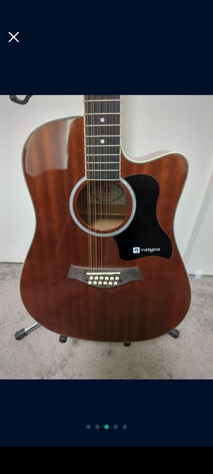 Vangoa -Acoustic/ Electric 12 String Guitar