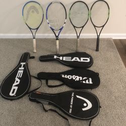 Tennis Rackets with Covers