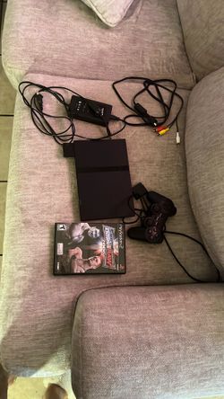 Ps2 Slim W Memory Card And Controller