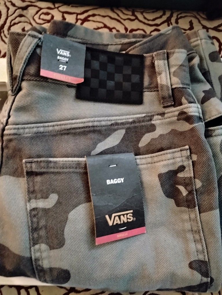 Vans Pants Camo