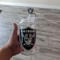 Raiders Plastic 16oz Cup