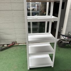 Metal Shelving Storage $$75