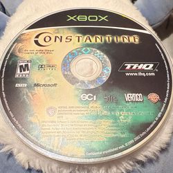 CONSTANTINE , XBOX ORIGINAL (LOOSE, TESTED)