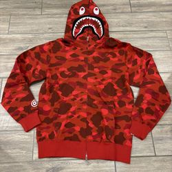Bape Hoodie Red - Sizes M - XXL