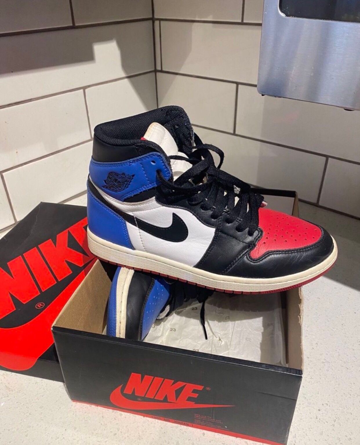 Jordan 1 Top 3s Size 8