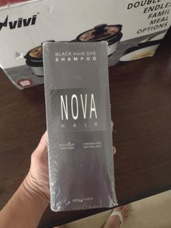 Nova Hair Black Hair Dye Shampoo 500ml