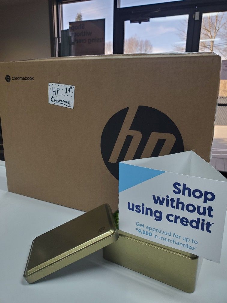 HP ChromeBook 14" New - PAYMENTS PLAN AVAILABLE NO CREDIT NEEDED