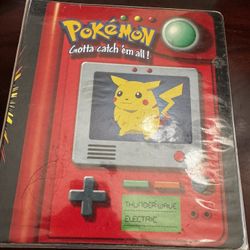 Pokémon Original Binder With Certain Cards 