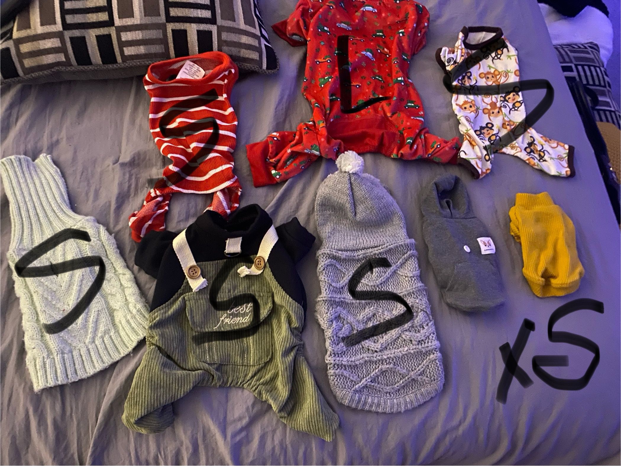 XS & SMALL puppy Clothes