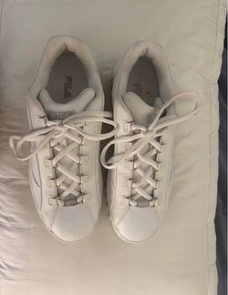 Fila White Low-Top Sneakers