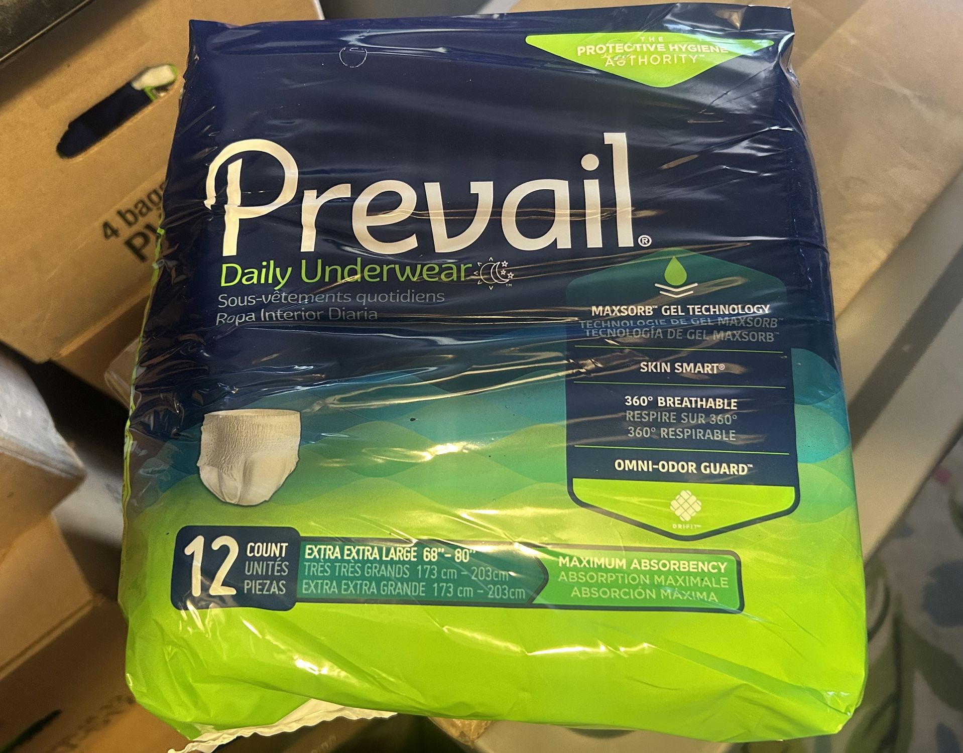 prevail daily underwear extra extra large