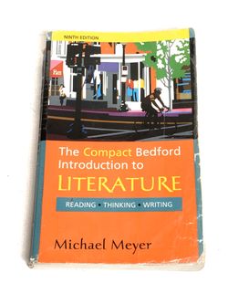 The compact Bedford Introduction to Literature 9th Edition by Michael Meyer