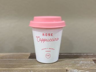 Cup of Joe Rose Cappuccino Mini Candle