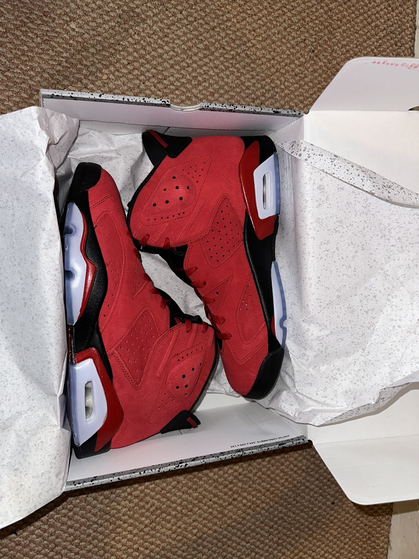 DS Jordan 6 men’s size 12 and GS 7y