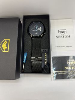 Nektom Watch, 8205, 3 Atm Wayer Resistant, Quartz, Movt