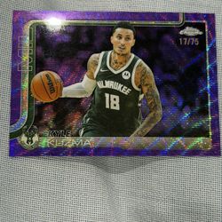 Kyle Kuzma numbered basketball card