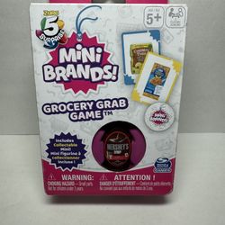 Mini Brands, Grocery Grab Card Game with Cute Collectsble Tiny Hershey's Syrup Gift Item