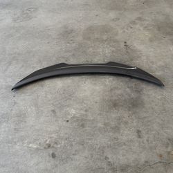 q50 carbon fiber back spoiler