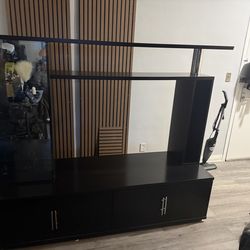 Black tv stand up to 48”