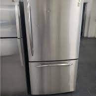 Stainless Steel Bottom Freezer Refrigerator 