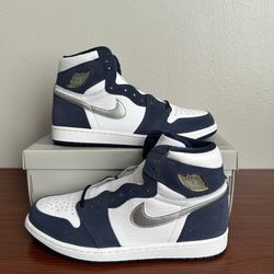 NEW Nike Air Jordan 1 Retro High https://offerup.com/redirect/?o=Q08uSlA= Midnight Navy Silver Size 11