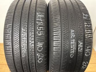 2 tires 255 40 20 Pirelli p zero as no repairs