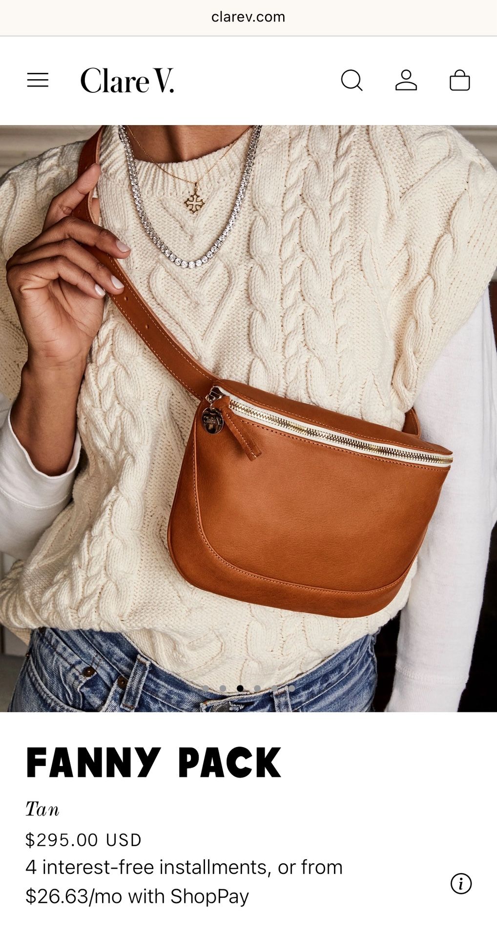 Leather Fanny Pack