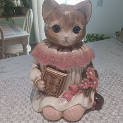 Vintage "Emily The Cat" Cookie Jar 