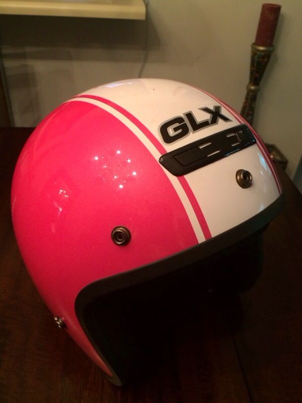 Pink helmet