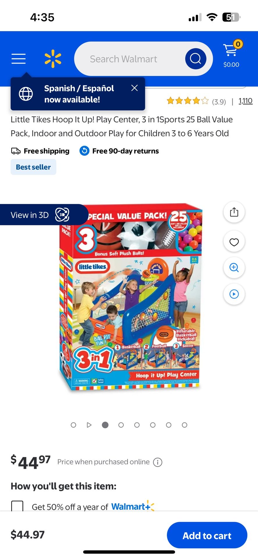 Little Tykes Inflatable Basketball And Ball Pit