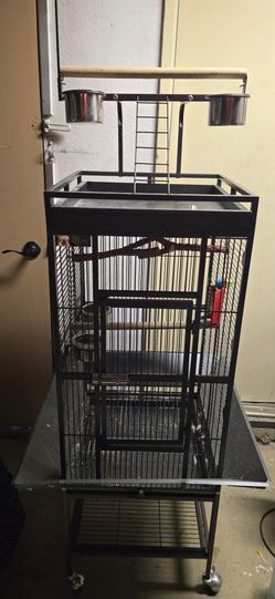 Bird cage - 18" by 18" by 61" high