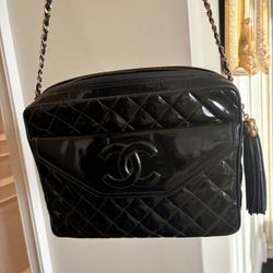 Chanel Patent Camera Bag