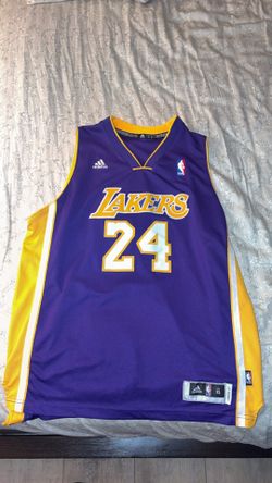 Los Angeles Lakers #24 Kobe Bryant Road Jersey Size Youth XL