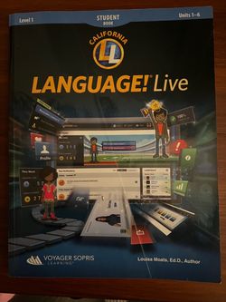 LANGUAGE! Live Level 1 Student Books — Units 1–12 (2 Books)